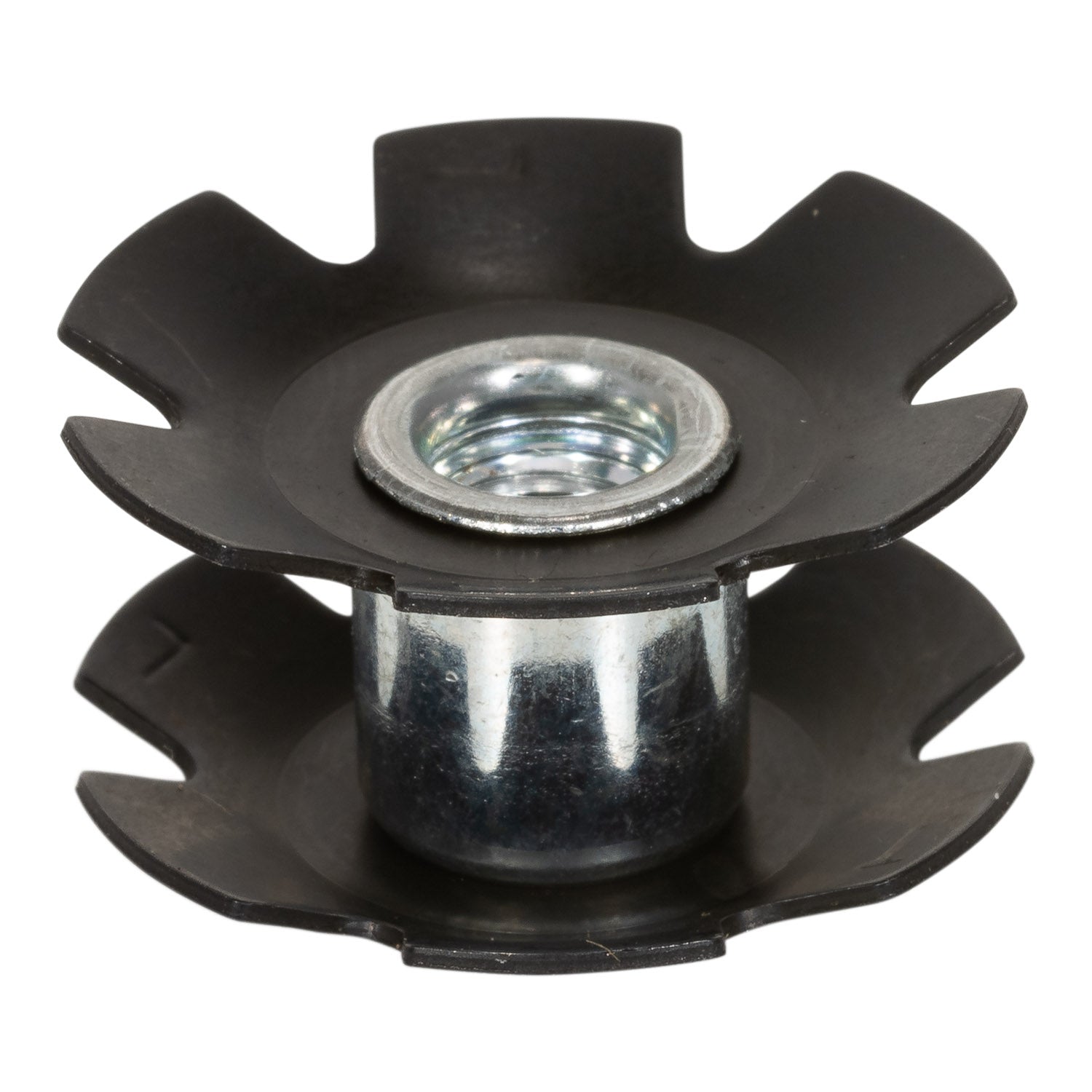 Balhoofdplugklauw Elvedes 1-1/8" voor metalen vorkbuis - zwart (5 stuks)