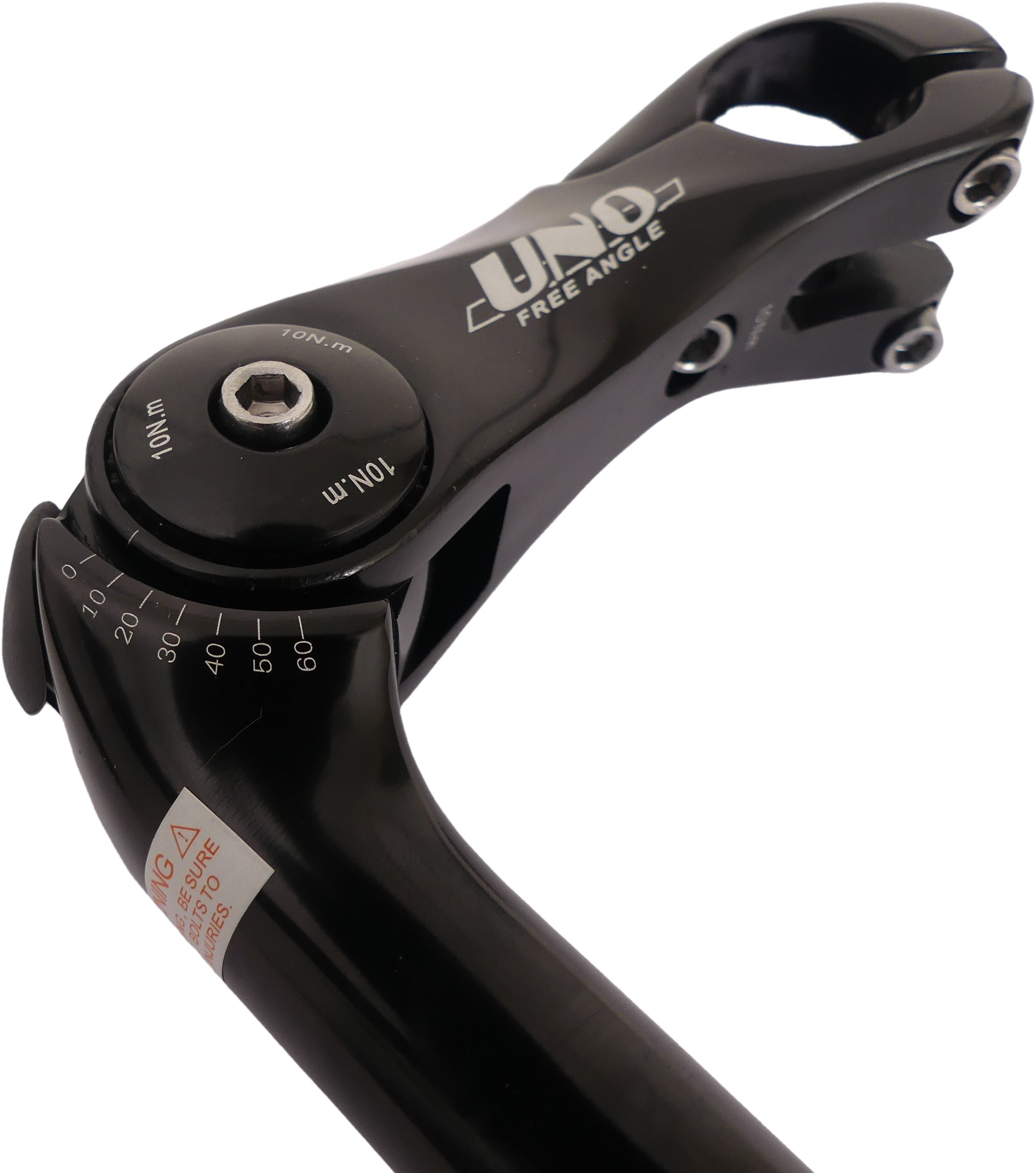 Stuurpen Kalloy verstelbaar ø22,2 / 110x180 / 25,4 mm - zwart