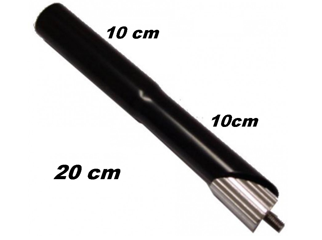 Stuurpenverlenger Kalloy 22,2/210 mm - zwart