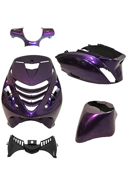 plaatwerkset DMP model SP EVO-1 Ultra Violet Paars paars 5-delig zip 100/125, zip2000