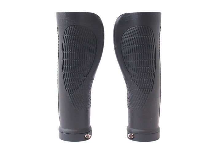 Handvatset Ergonomisch GP03L 2-componenten Zwart 128/128mm met lockring