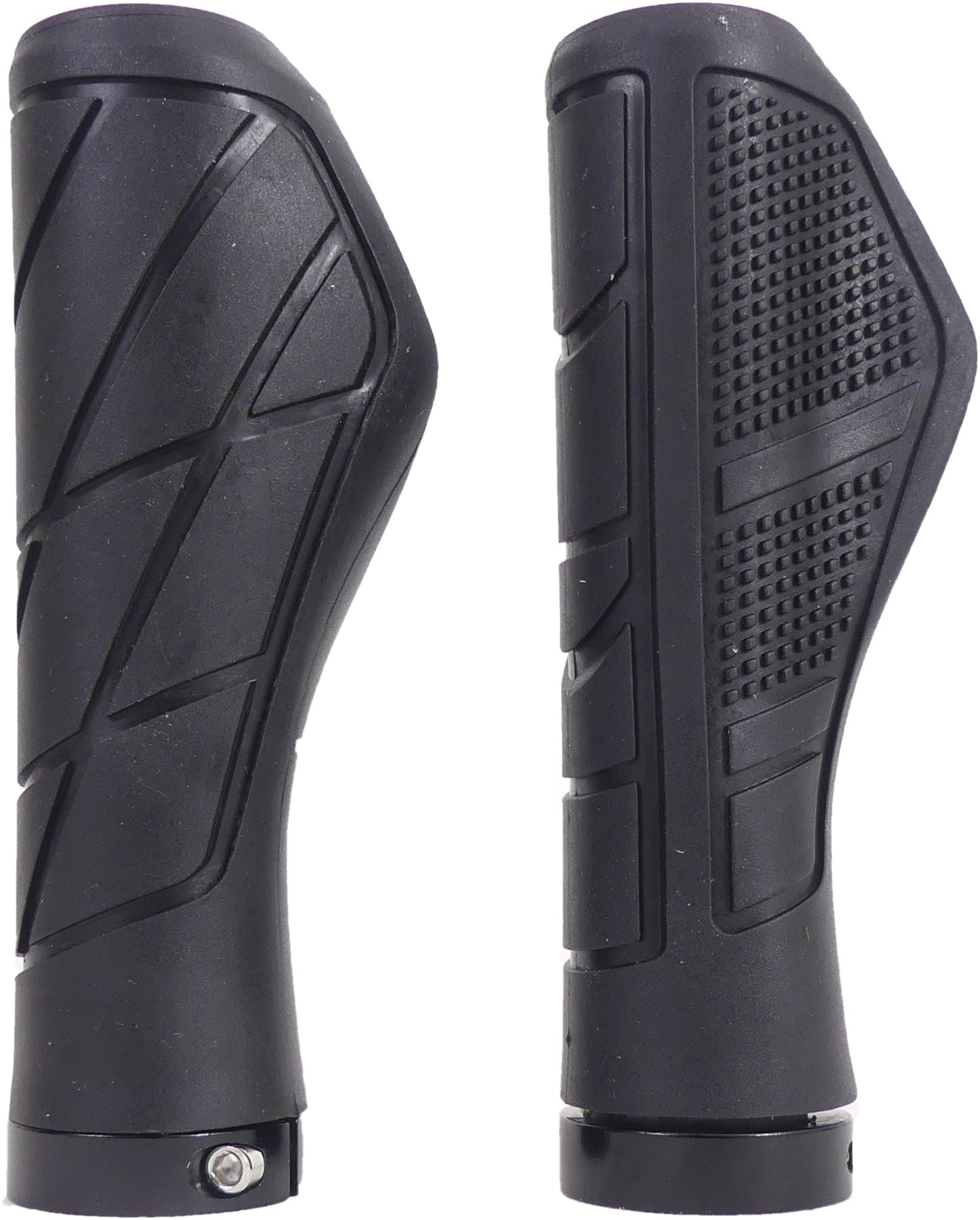 Handvatset Edge Urban - 135/135mm - met lockring - zwart