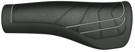 Handvatset Herrmans Line DD36 125 mm - grijs/zwart