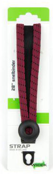 Triobinder Widek Eye 24/12mm met zwarte stalen platen - bordeaux/zwart