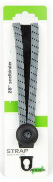 Triobinder Widek Eye 24/12mm met zwarte stalen platen - steengrijs/zwart