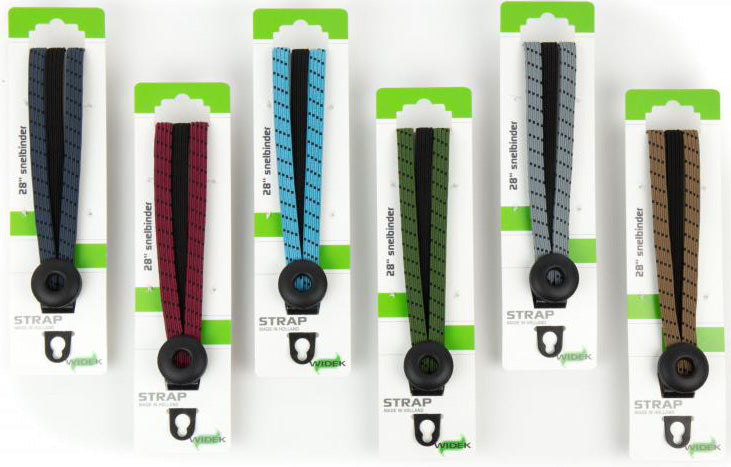 Triobinder Widek Eye 12/12mm met zwarte stalen platen - 12 stuks assorti van 6 kleuren