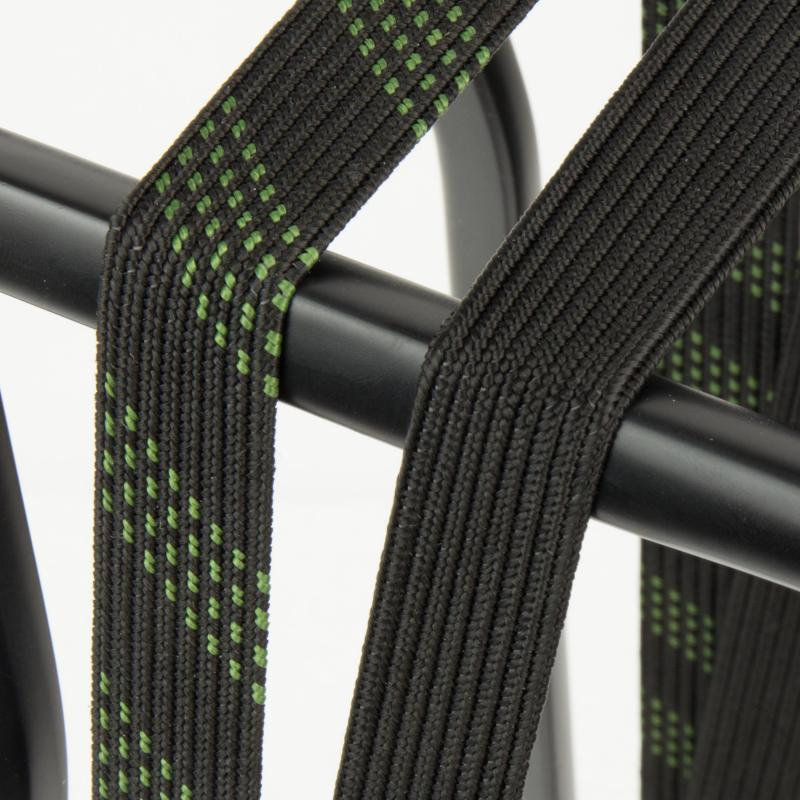 SUV veiligheidsbinder Widek 24mm met zwarte stalen haak - olijfgroen/zwart