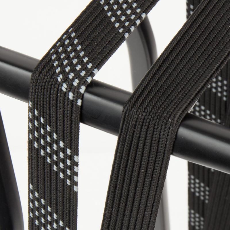 SUV veiligheidsbinder Widek 24mm met zwarte stalen haak - steengrijs/zwart