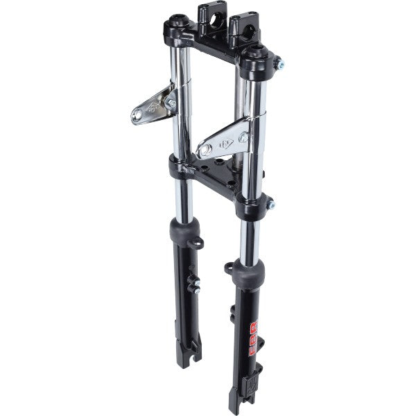 voorvork EBR hydraulisch + remschijf aansluiting Vespa 28mm zwart ciao