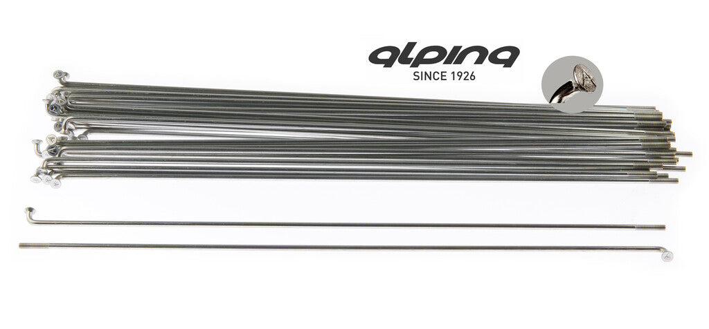 Spaken 296-13 Alpina ø2.33mm/Fg 2.6 verzinkt - zilver (gros)