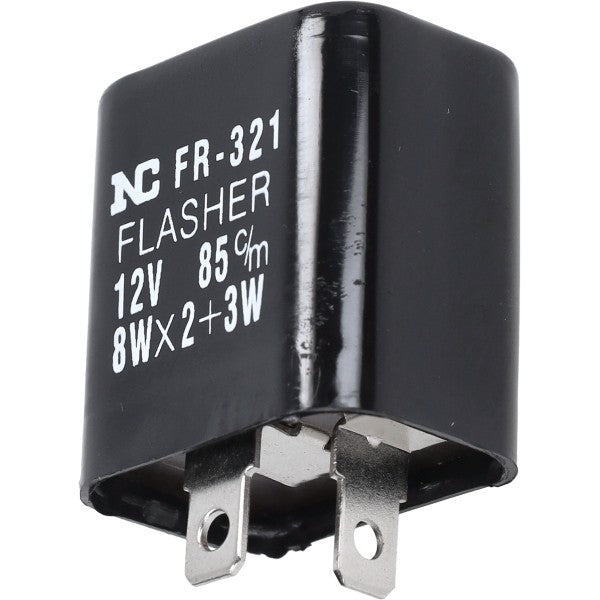 knipperautomaat 101 octane 12v 2-polig 8 watt x 2 + 3 w aprilia, derbi, gilera, honda, peugeot, piaggio, yamaha