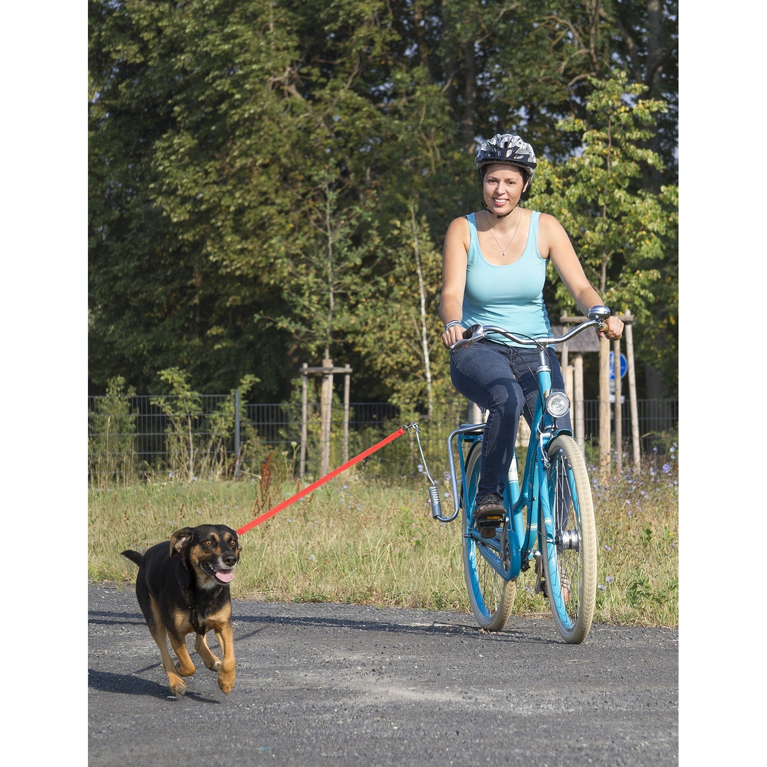 Hondenbeugel met springveer M-Wave "Dog walk"