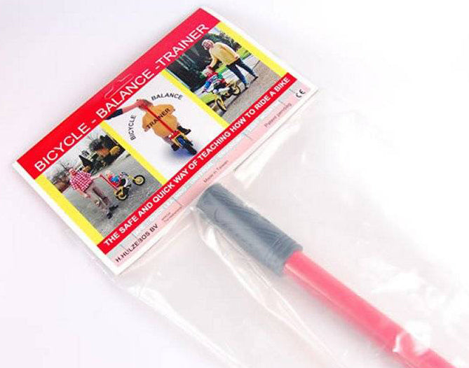 Fietsbalans trainer / duwstang - rood