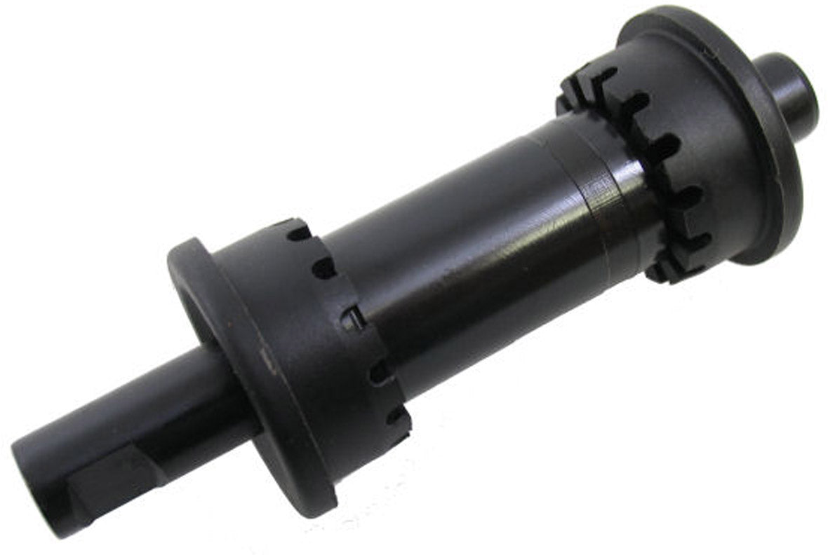 Trapas Sunrace 136mm/ø35mm inslag - met spie - Zwart