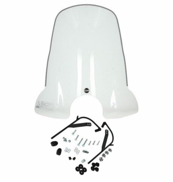 windscherm Sym origineel met bevestigingsset hoog helder fiddle 2 sy530-ala-00l