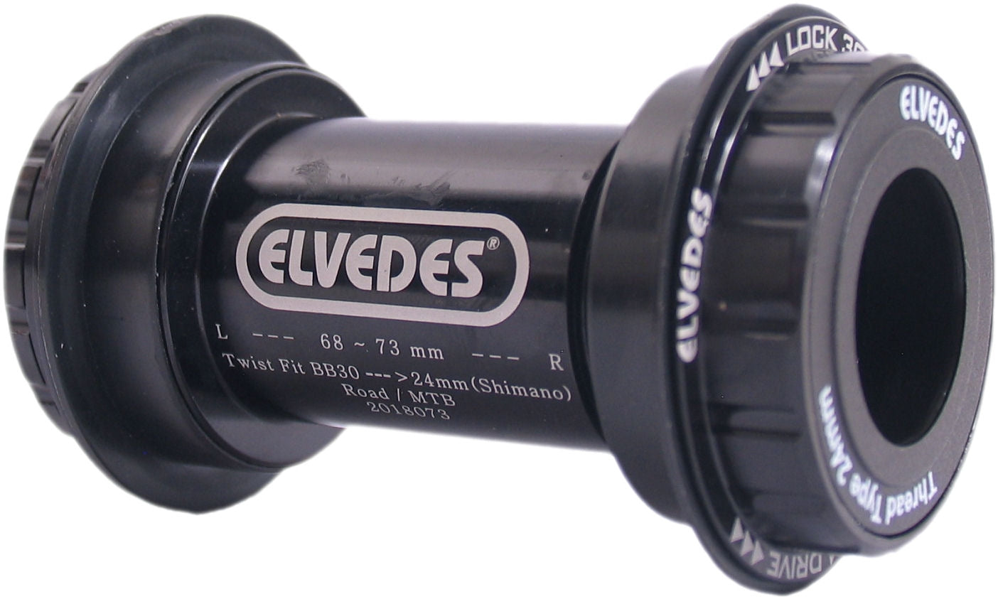 Trapas Elvedes Twist Fit BB30 Shimano 68-73 mm kunststof / staal