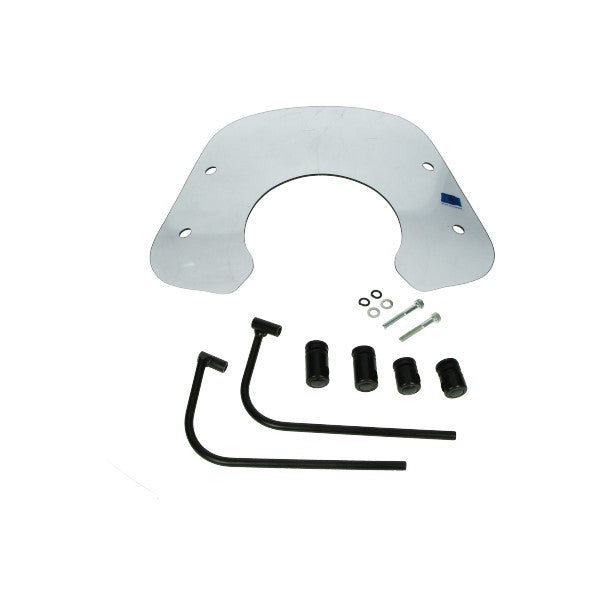 windscherm Regia met bevestigingsset laag (made in EU) smoke fiddle 4