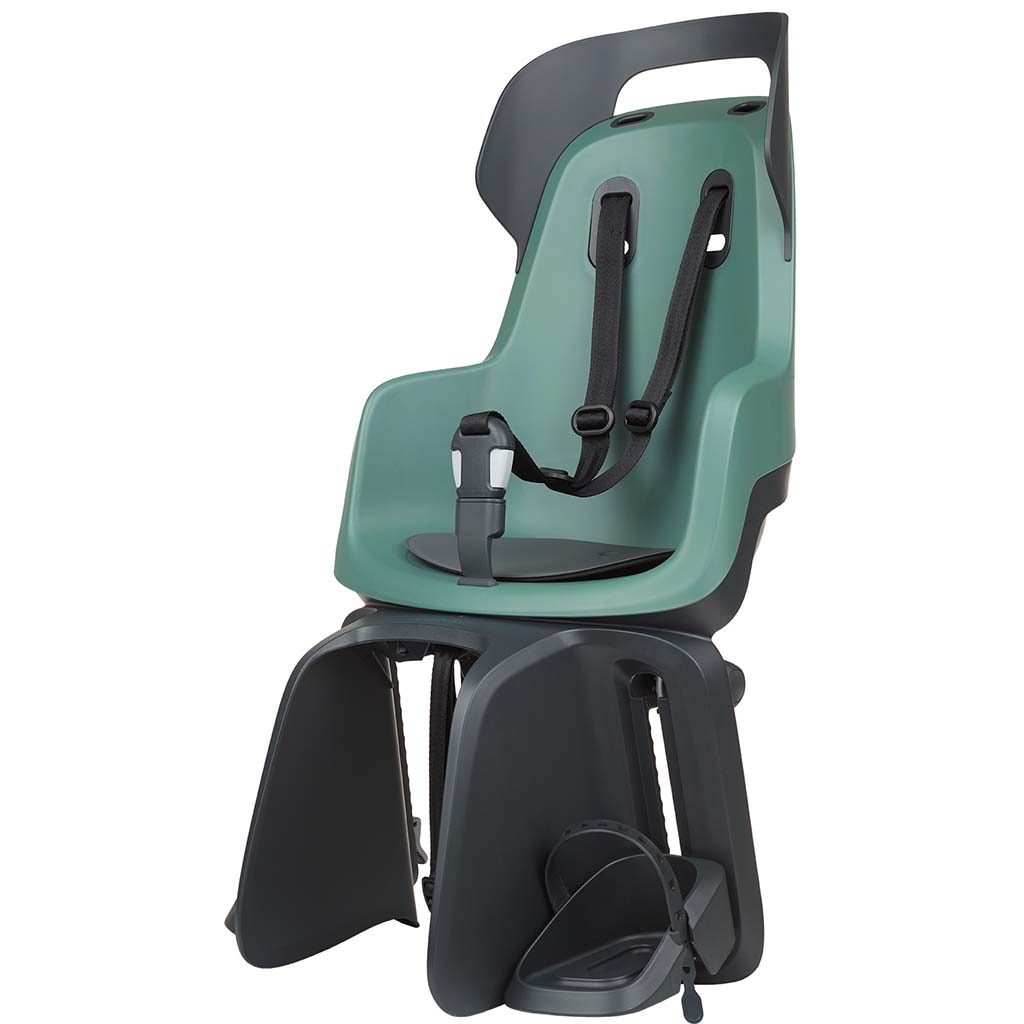 Kinderzitje achter Bobike Maxi Go met dragerbevestiging (CFS) - peppermint