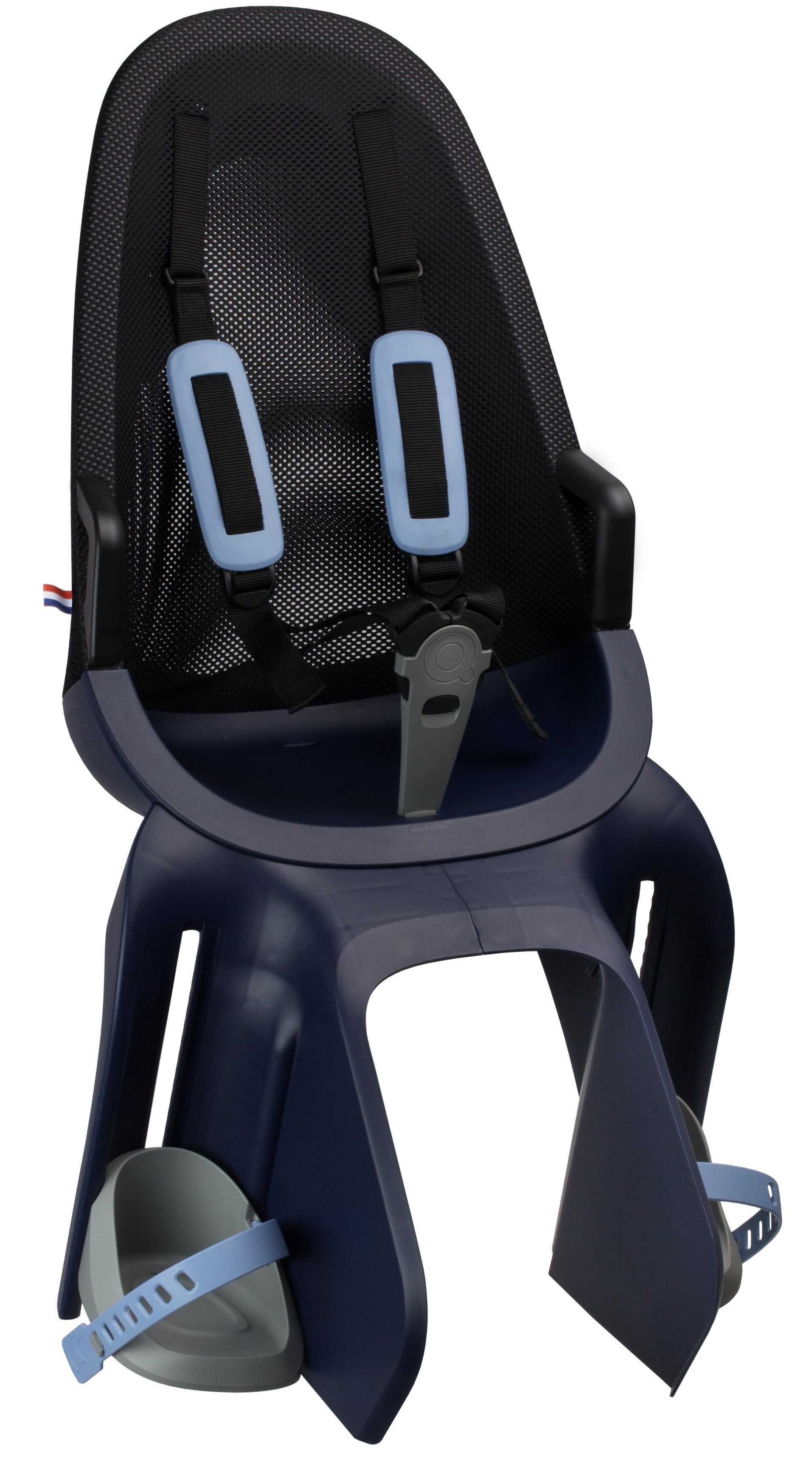 Kinderzitje achter Qibbel Air met dragerbevestiging (CFS) - denim blue