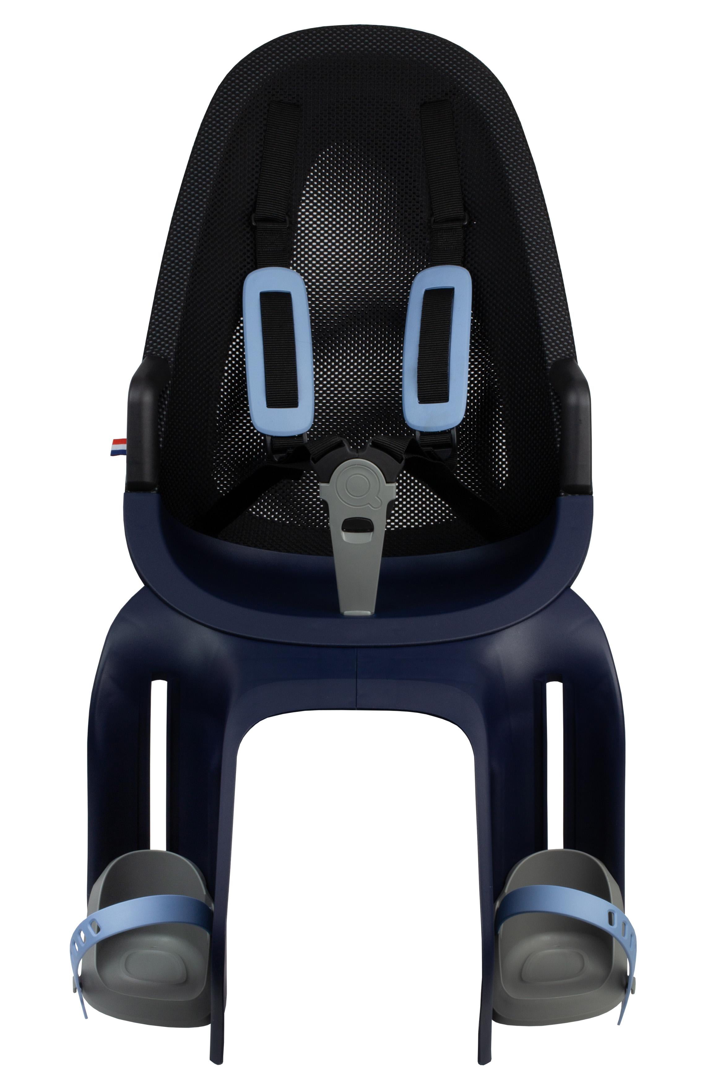Kinderzitje achter Qibbel Air met dragerbevestiging (CFS) - denim blue