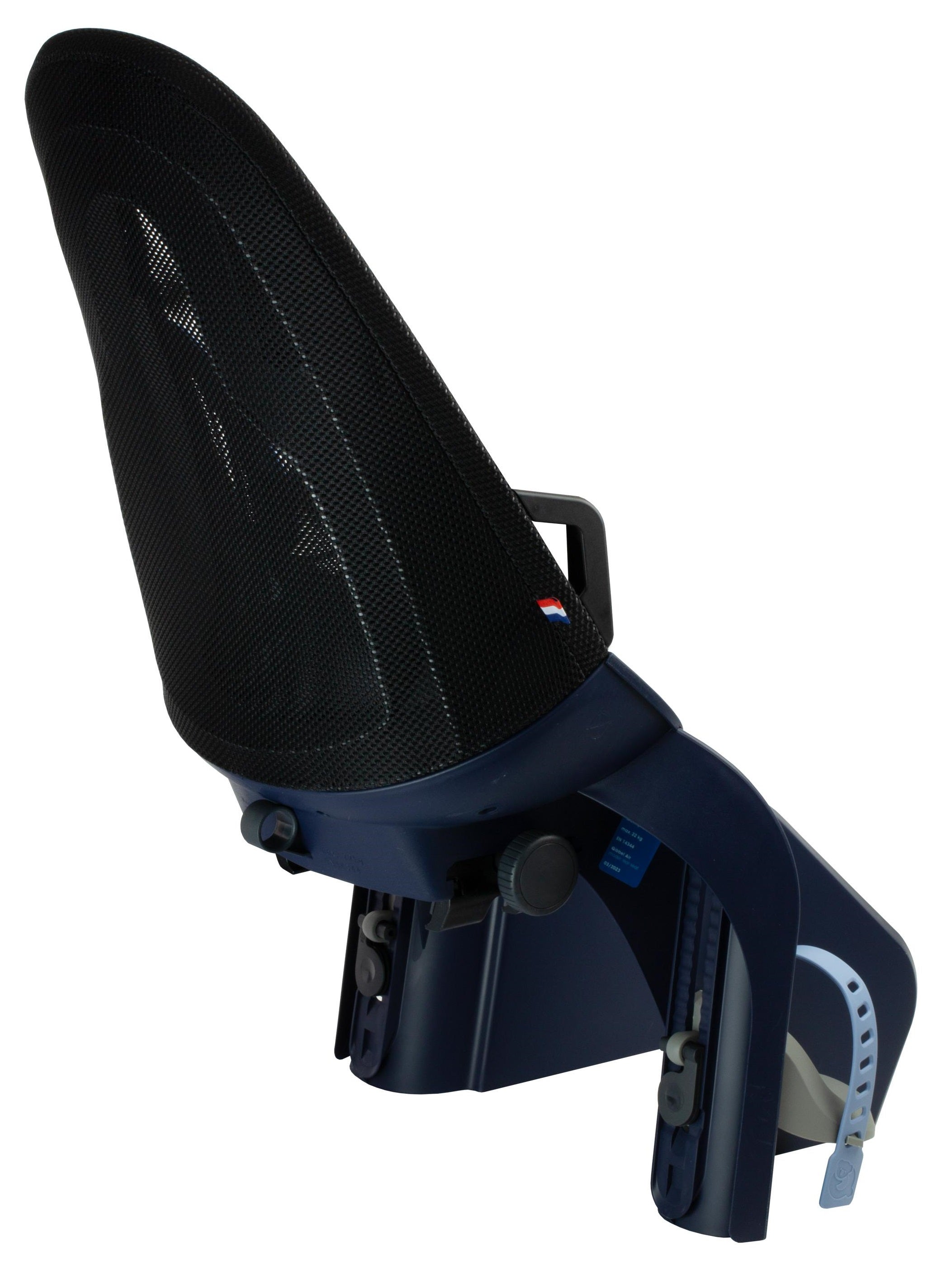 Kinderzitje achter Qibbel Air met dragerbevestiging (CFS) - denim blue