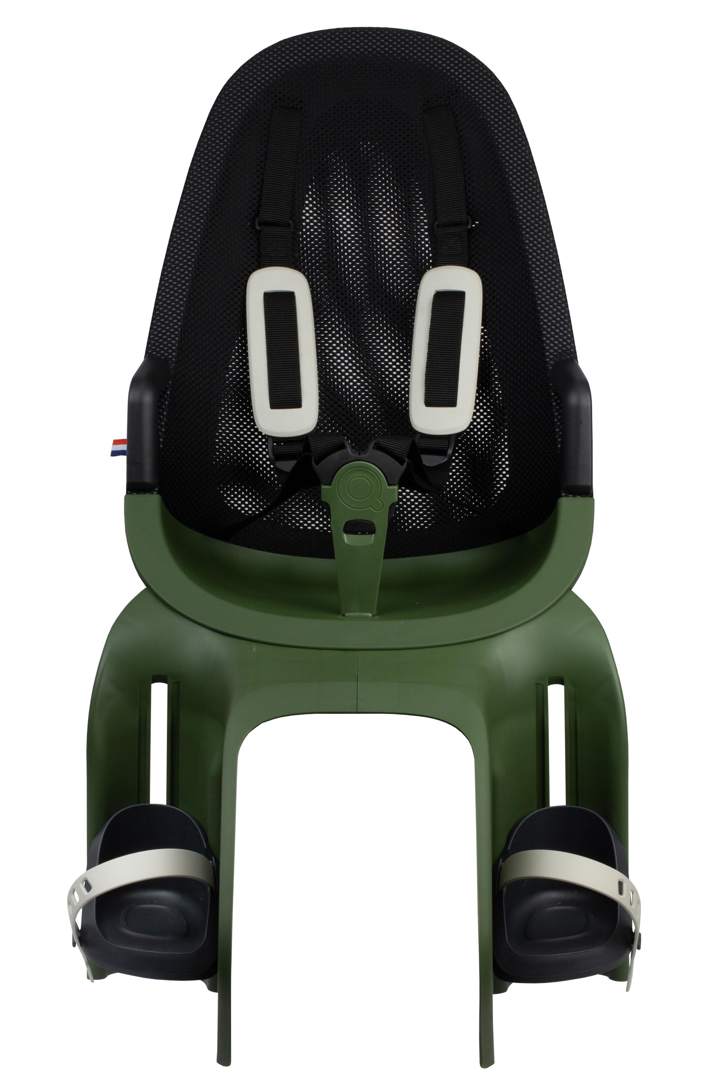 Kinderzitje achter Qibbel Air met dragerbevestiging (CFS) - magic green
