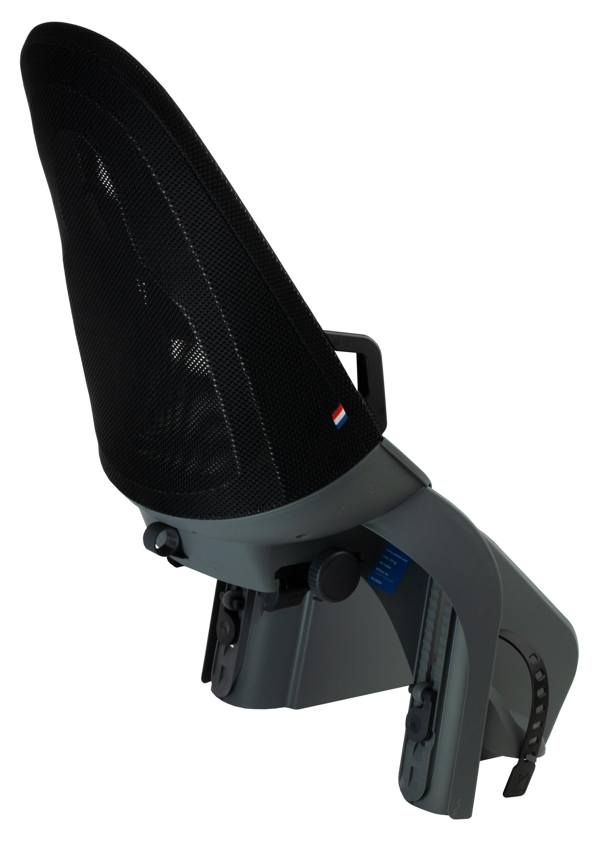 Kinderzitje achter Qibbel Air met dragerbevestiging (CFS) - sparkling silver