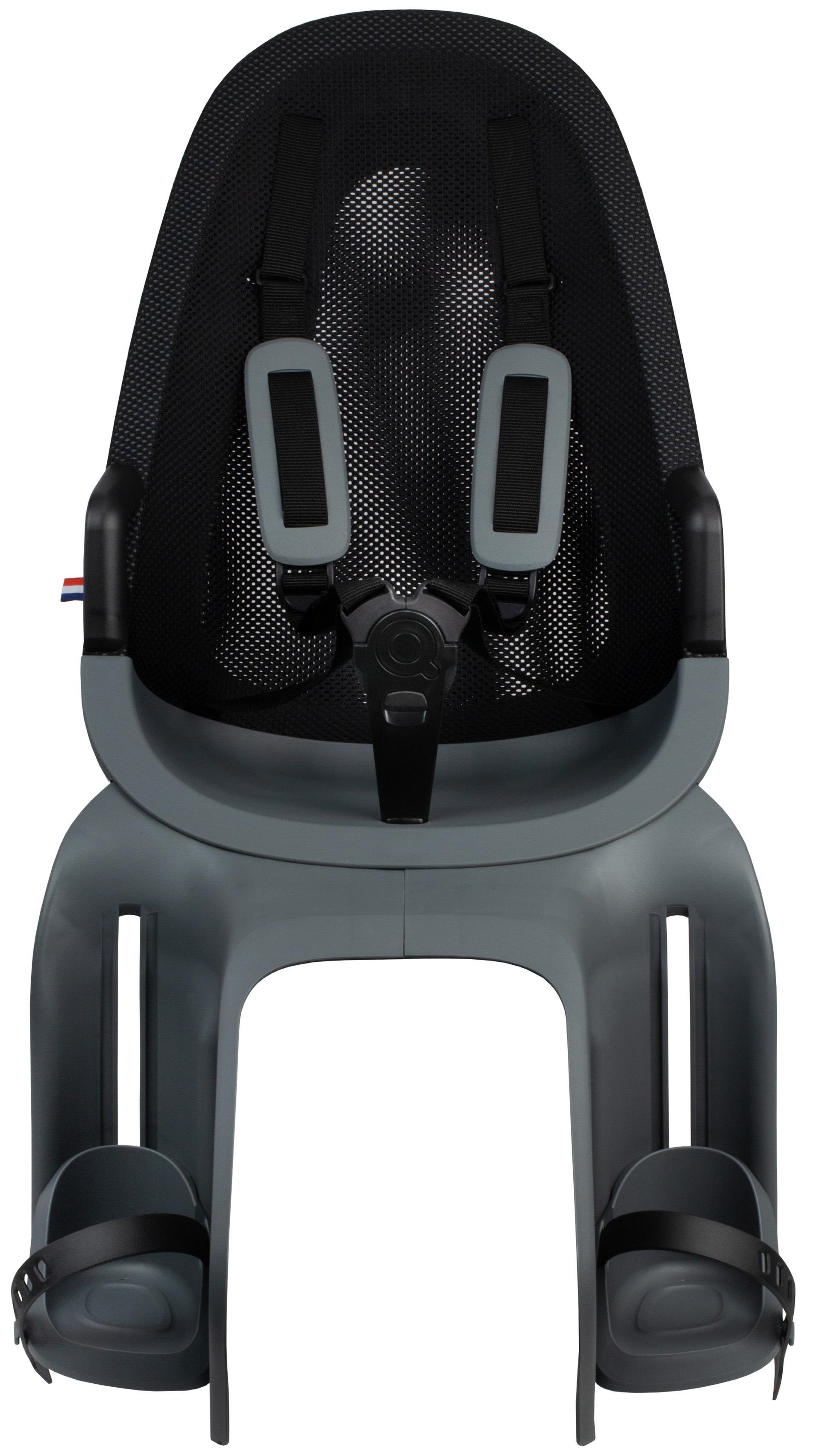 Kinderzitje achter Qibbel Air met dragerbevestiging (CFS) - sparkling silver