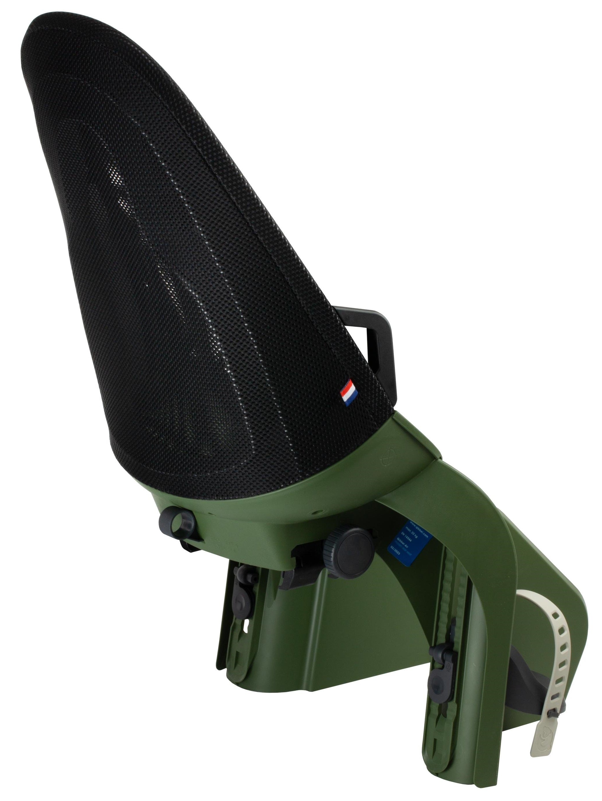 Kinderzitje achter Qibbel Air met framebevestiging (FF) - magic green