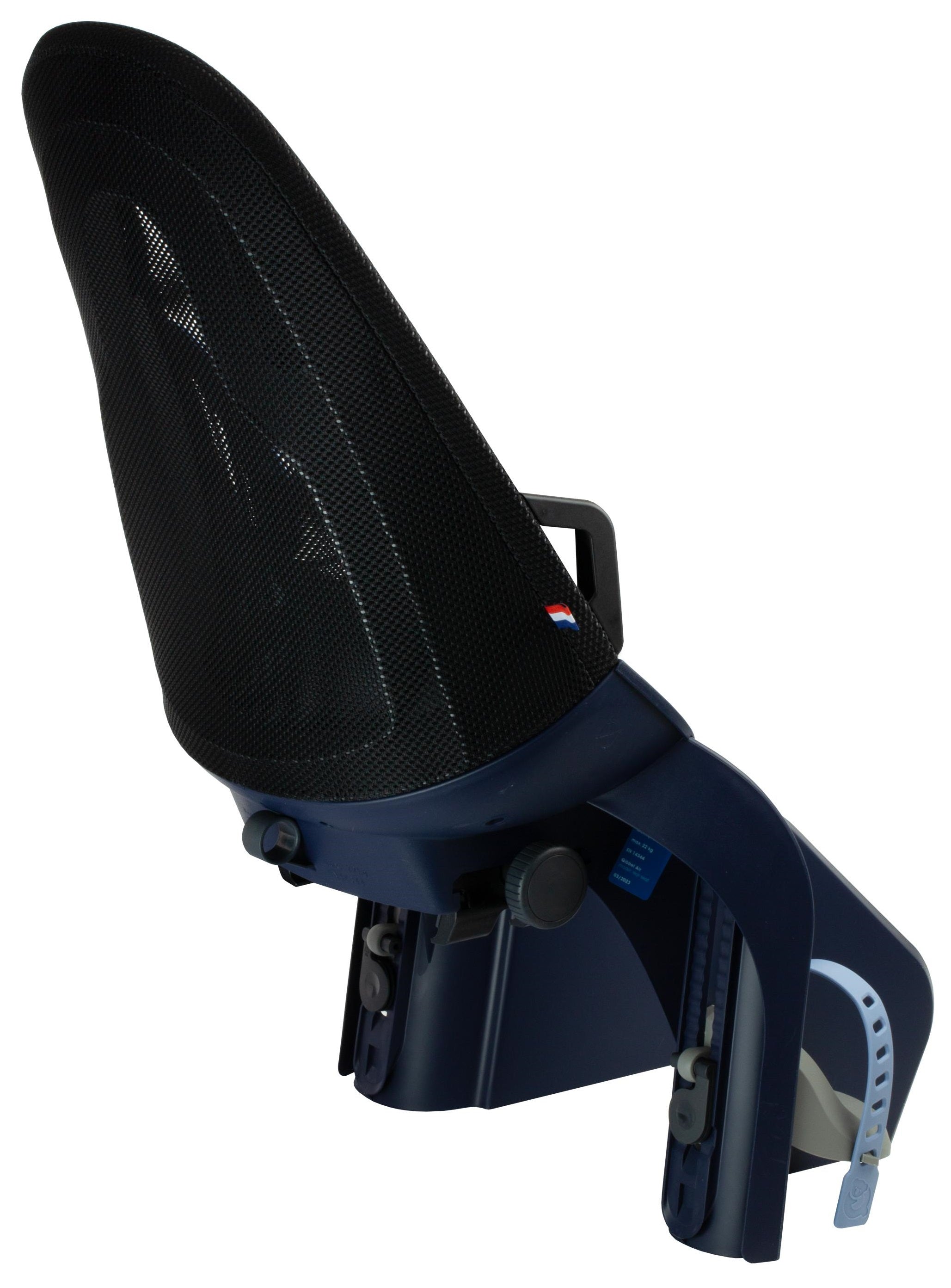 Kinderzitje achter Qibbel Air met framebevestiging (FF) - denim blue