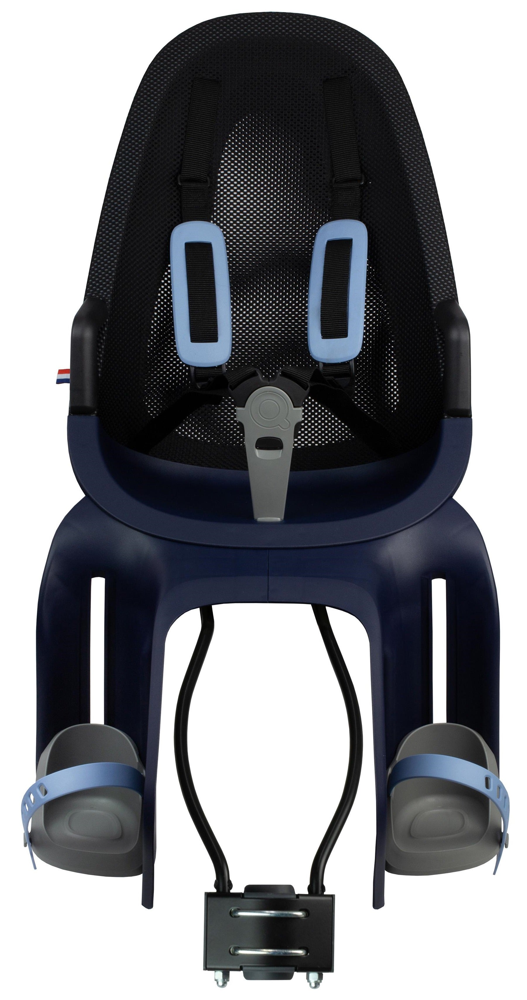 Kinderzitje achter Qibbel Air met framebevestiging (FF) - denim blue