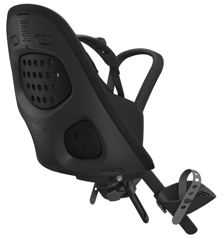 Kinderzitje voor Thule Yepp 2 Mini inclusief Mini SlimFit adapter - midnight black