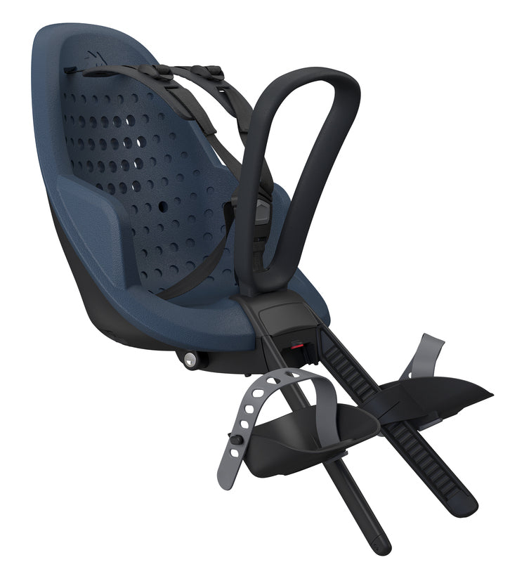 Kinderzitje voor Thule Yepp 2 Mini inclusief Mini SlimFit adapter - midnight black