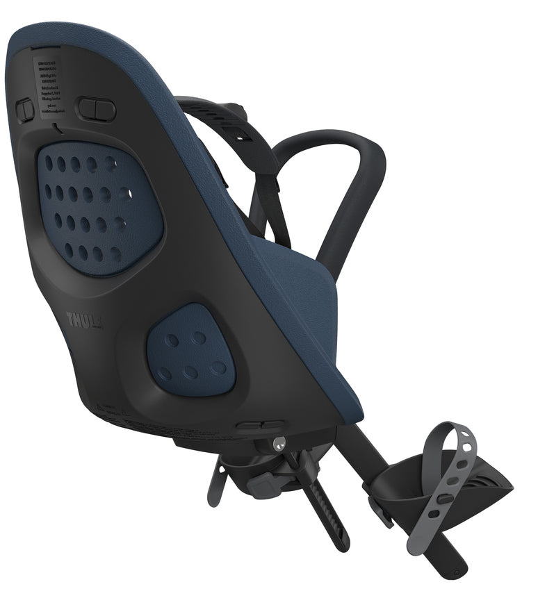 Kinderzitje voor Thule Yepp 2 Mini inclusief Mini SlimFit adapter - midnight black