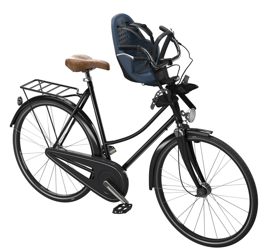 Kinderzitje voor Thule Yepp 2 Mini inclusief Mini SlimFit adapter - midnight black