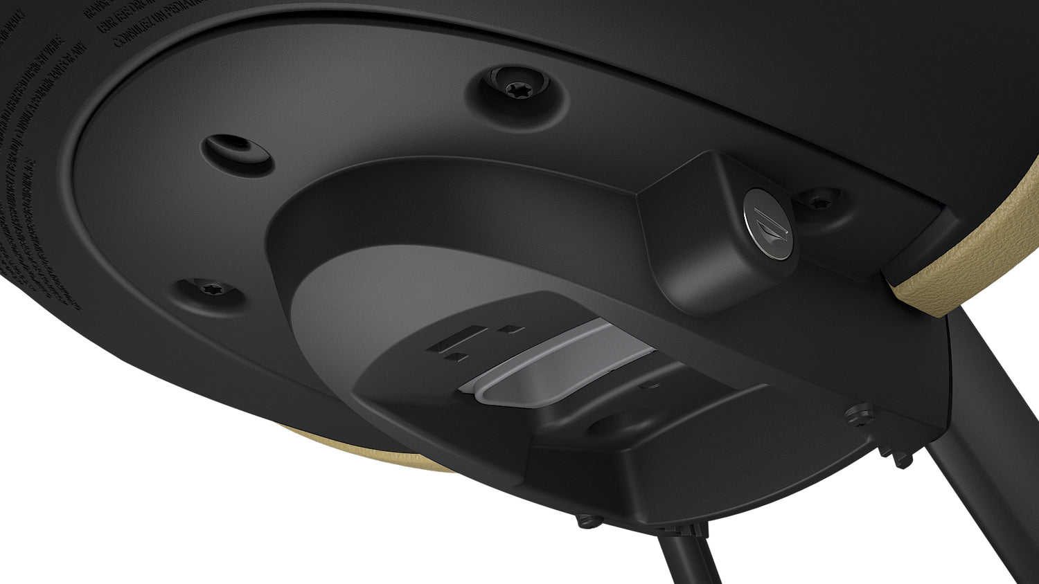 Kinderzitje voor Thule Yepp 2 Mini inclusief Mini SlimFit adapter - midnight black