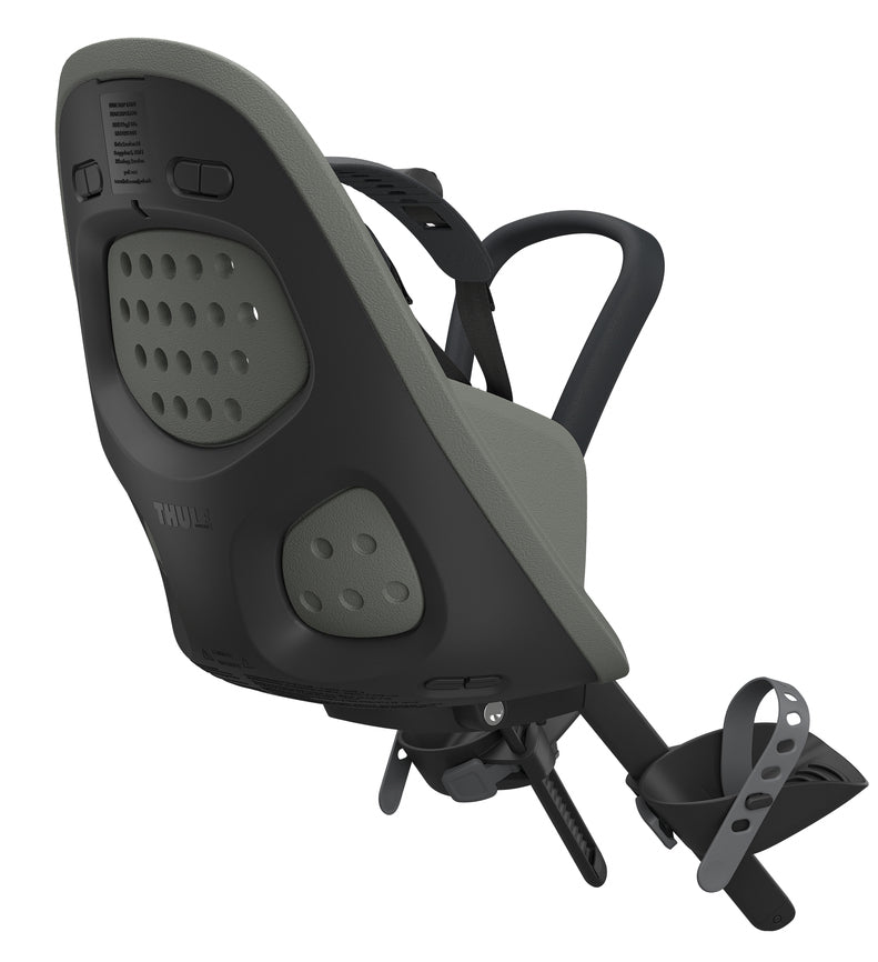 Kinderzitje voor Thule Yepp 2 Mini inclusief Mini SlimFit adapter - midnight black