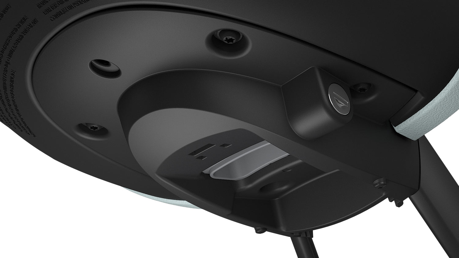 Kinderzitje voor Thule Yepp 2 Mini inclusief Mini SlimFit adapter - midnight black