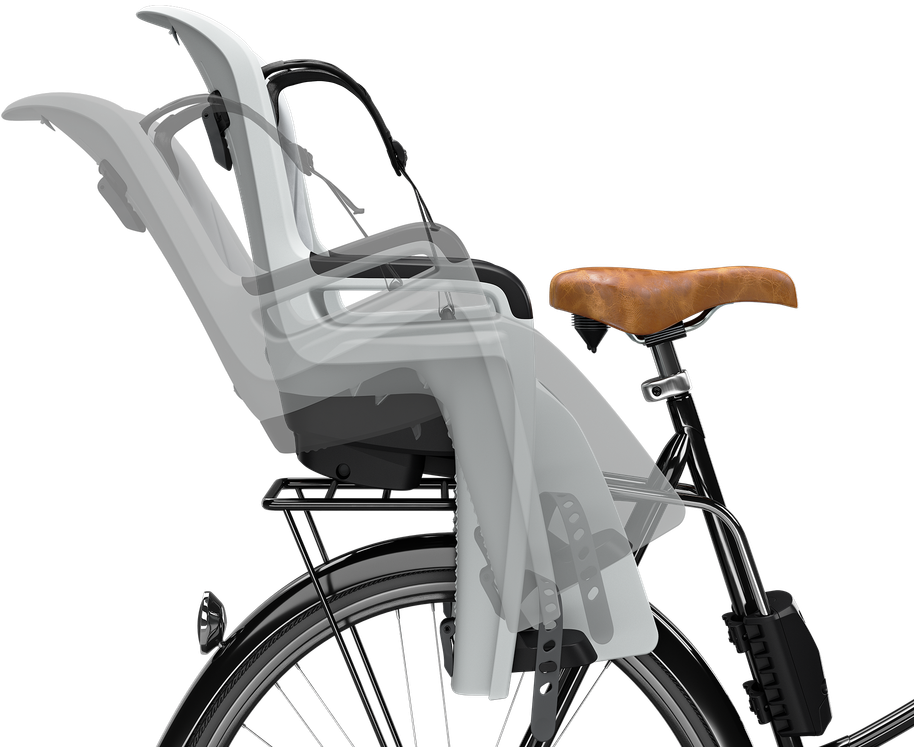 Kinderzitje achter Thule Ride Along 2 voor framebevestiging - dark grey