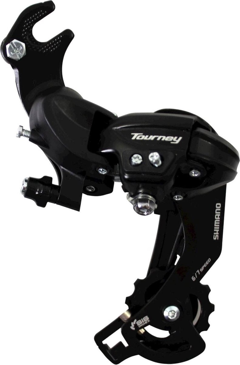 fiets derailleurs- Shimano achterderailleur Tourney TX35 6/7-speed met haak (B-Type)