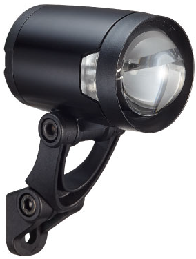 Koplamp Herrmans H-Black Pro dynamo - aan/uit functie - met houder - 200 lumen