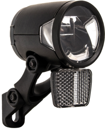 Koplamp Herrmans H-Black MR8 E 6-12 Volt - met houder - 180 lumen