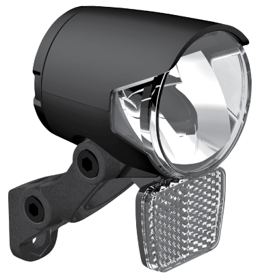 Koplamp Herrmans H-Black MR4 E 6-12 Volt - met houder - 100/120 lumen