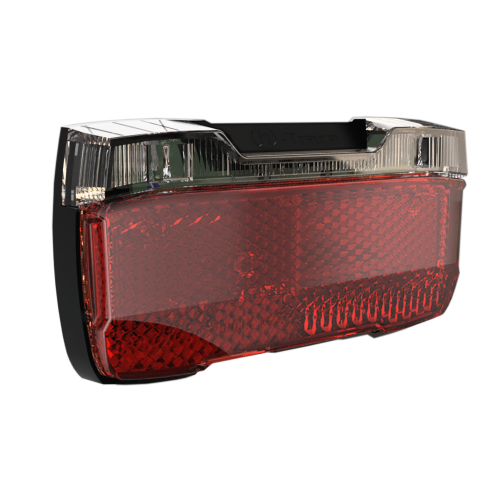 Dragerachterlicht Herrmans H-Trace dynamo - met standlicht - 50 mm bevestiging