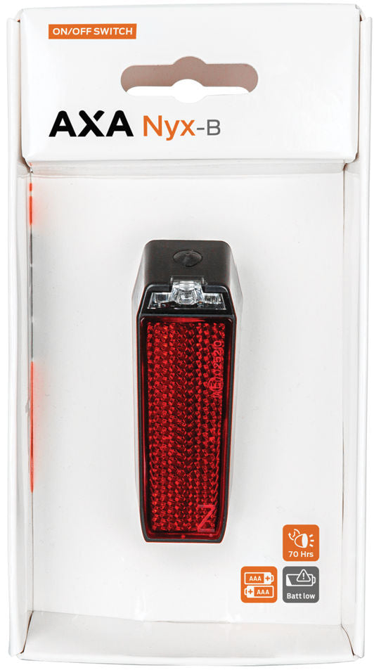 Spatbordachterlicht Axa NYX batterij