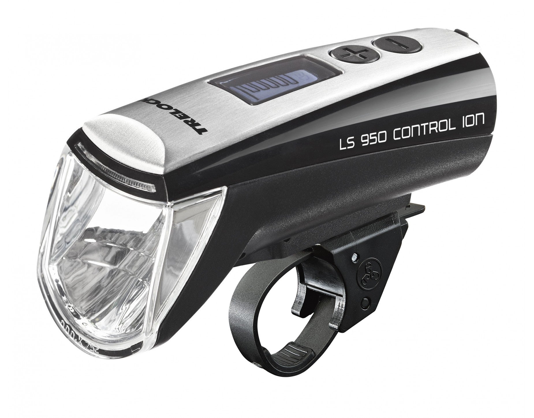 Koplamp Trelock LS950 Control Ion - 70 Lux - Incl. houder