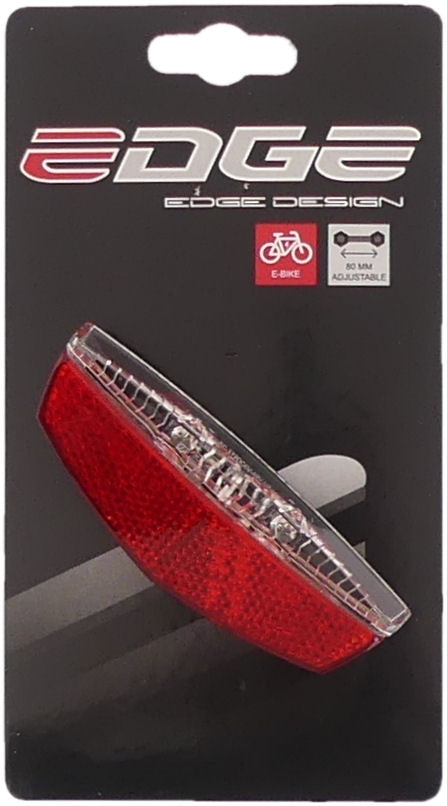 Dragerachterlicht Edge City Slimline - 80mm - E-Bike - 6-48Volt
