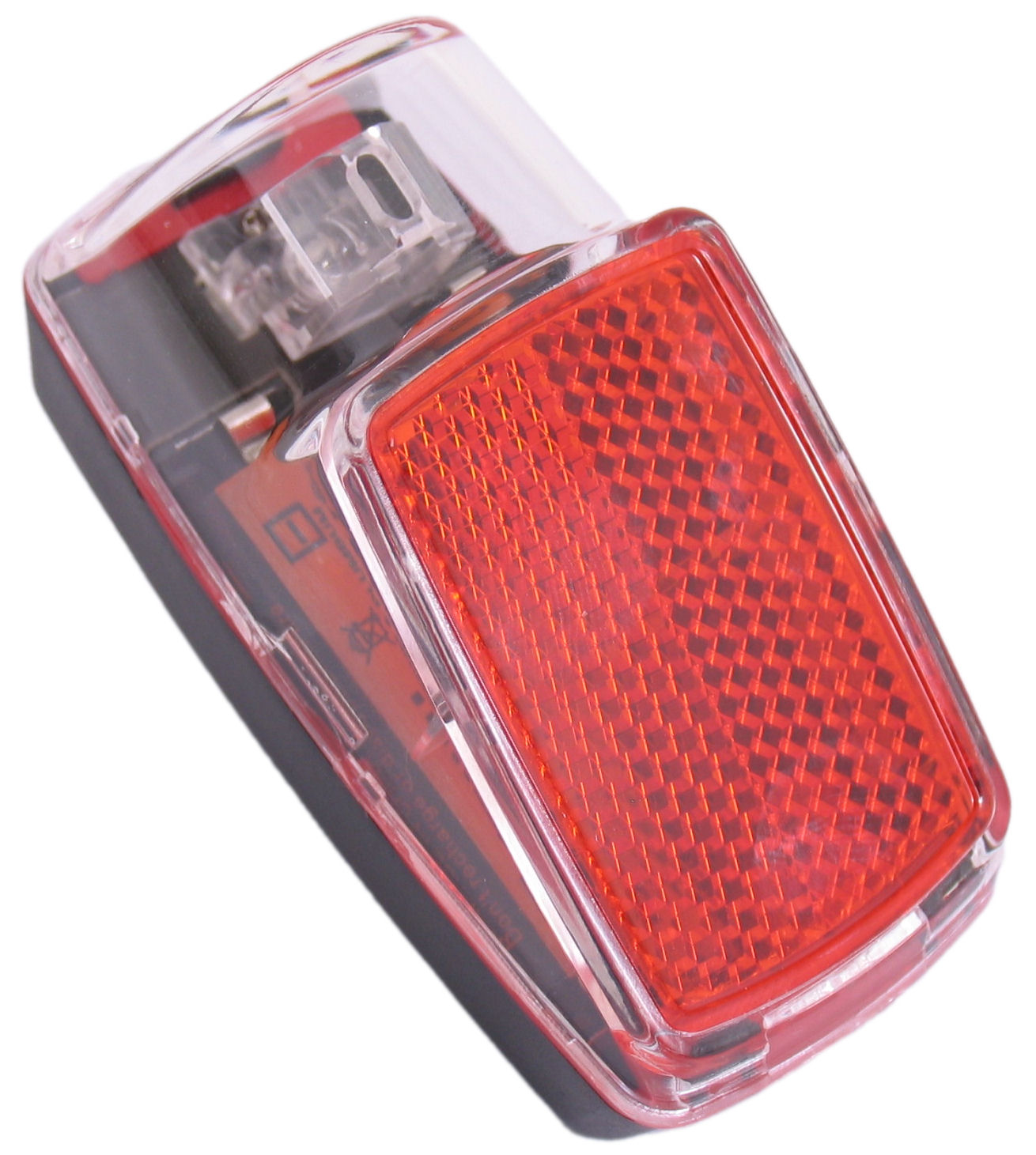 Achterlicht spatbord Edge Vida - 1 led - inclusief batterijen (bulk verpakking)