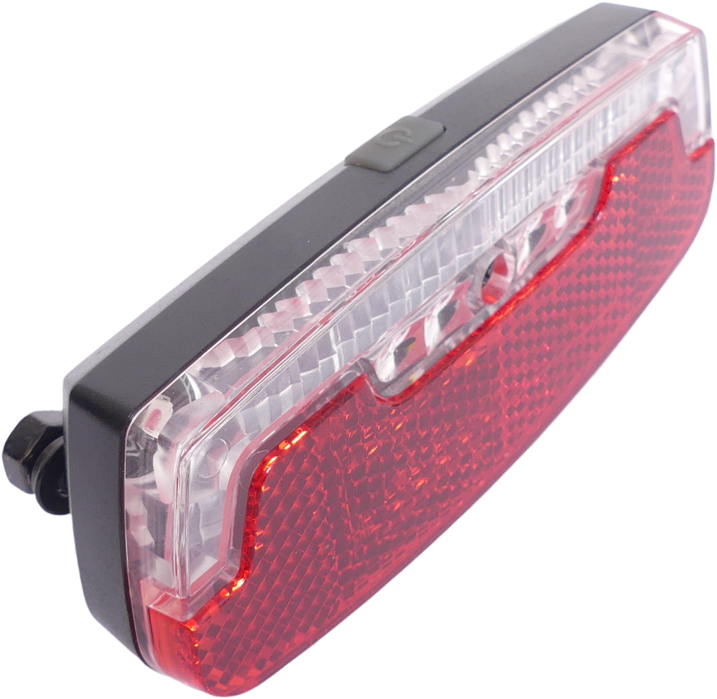 Dragerachterlicht Edge Safe - Led - 80mm incl batterijen