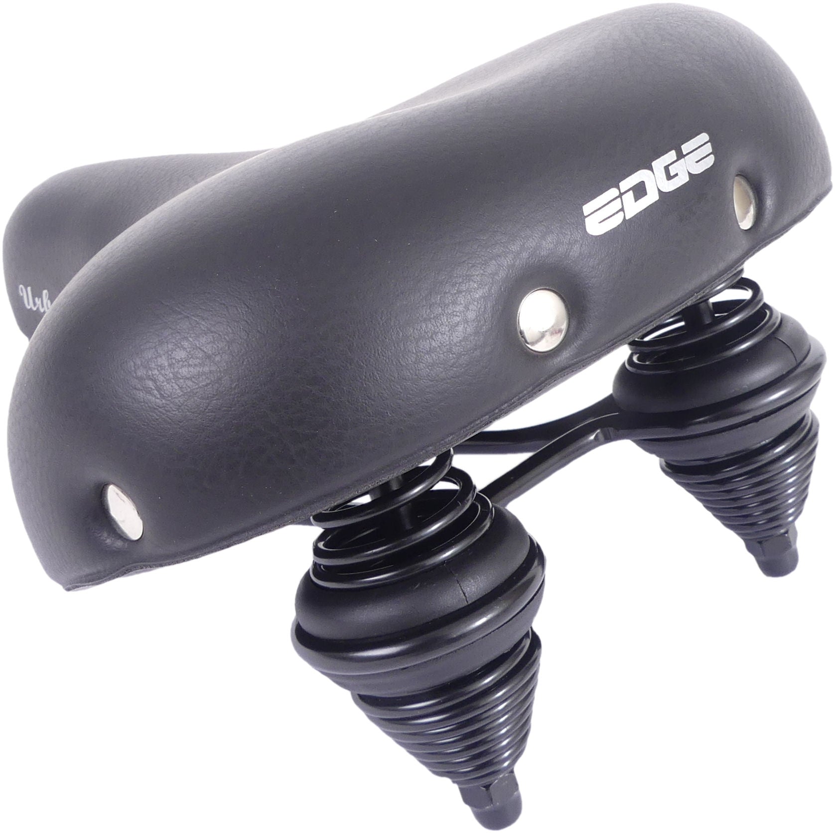 Fietszadel Edge Urban - zwart (werkplaatsverpakking)